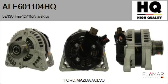 ALT NUEVO DENSO TYPE 12V 150AMP PFR