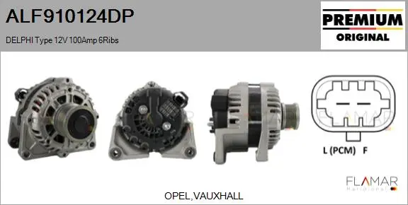 ALT NUEVO ORIG. DELPHI TYPE 12V 100