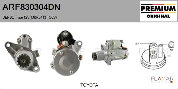 ARR NUEVO ORIG. DENSO TYPE 12V 1,60