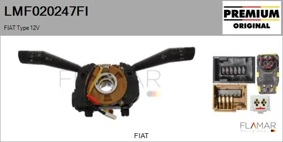 CONMUTADOR COLUMNA DIRECCIÓN FIAT