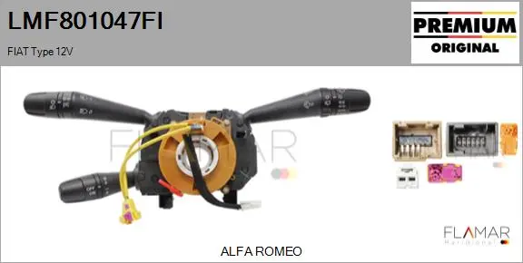 CONMUTADOR COLUMNA DIRECCIÓN FIAT