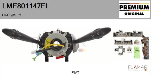 CONMUTADOR COLUMNA DIRECCIÓN FIAT