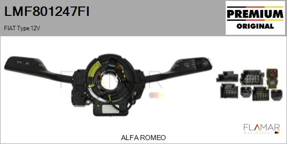 CONMUTADOR COLUMNA DIRECCIÓN FIAT T