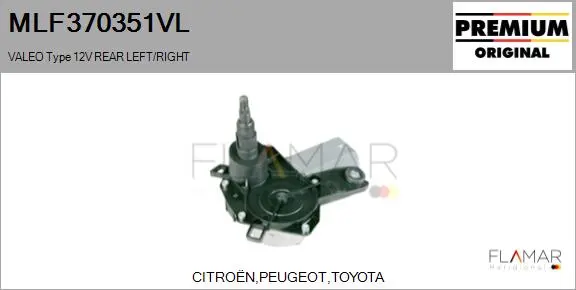 MOT.LP. NUEVO ORIG. VALEO TYPE 12V