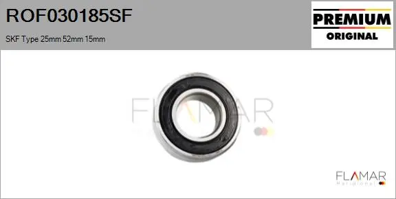 RODAM. NUEVO ORIG. SKF TYPE 25MM 52