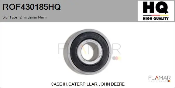 RODAM. NUEVO SKF TYPE 12MM 32MM 14M
